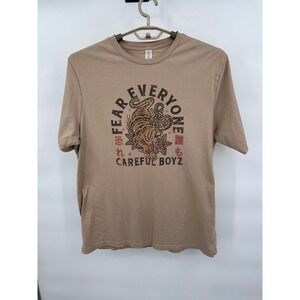 Fear Everyone Careful Boyz Graphic T-Shirt XL‎ Tiger Rose